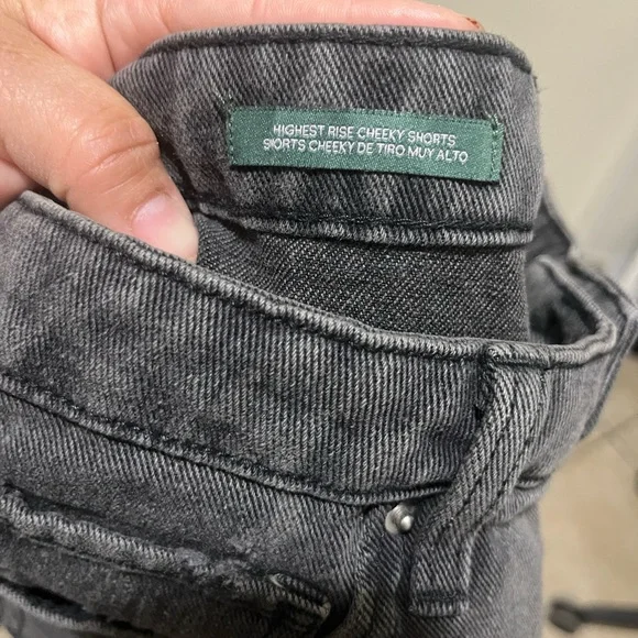 Wild Fable Black Distressed Jean Shorts - Picture 6 of 6